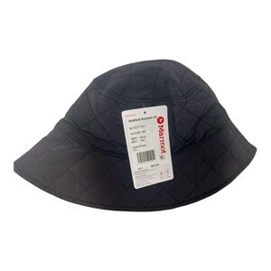 Marmot Black Quilted Bucket Hat